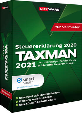TAXMAN 2021 für Vermieter | Sonstiges | 978-3-648-14470-1 | sack.de