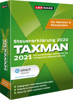 TAXMAN 2021  für Rentner & Pensionäre | Sonstiges | 978-3-648-14473-2 | sack.de