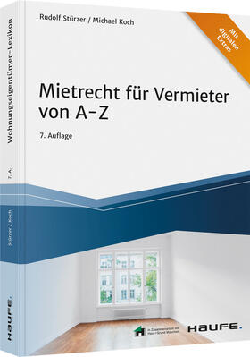 Stürzer / Koch | Mietrecht für Vermieter von A-Z | Buch | 978-3-648-15202-7 | www.sack.de