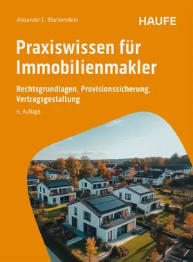 Blankenstein |  Praxiswissen für Immobilienmakler | eBook | Sack Fachmedien
