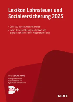  Lexikon Lohnsteuer und Sozialversicherung 2025 plus Onlinezugang | Buch |  Sack Fachmedien