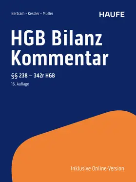 Bertram / Kessler / Müller | HGB Bilanz Kommentar 16. Auflage | Buch | 978-3-648-18691-6 | sack.de