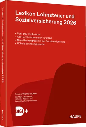  Lexikon Lohnsteuer und Sozialversicherung 2026 plus Onlinezugang | Buch |  Sack Fachmedien