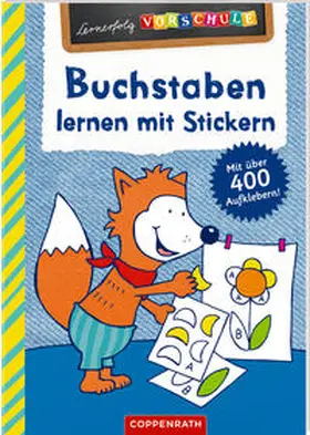  Buchstaben lernen mit Stickern | Buch |  Sack Fachmedien