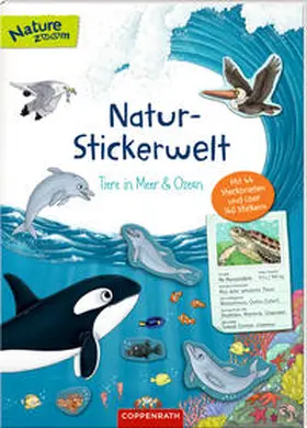  Natur-Stickerwelt: Tiere in Meer und Ozean | Buch |  Sack Fachmedien