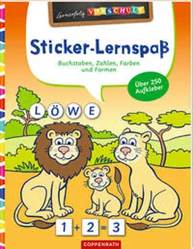  Sticker-Lernspaß (Wilde Tiere) | Buch |  Sack Fachmedien