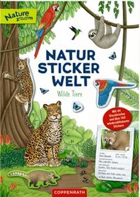  Natur-Stickerwelt - Wilde Tiere | Buch |  Sack Fachmedien