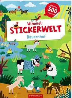  Wimmel-Stickerwelt - Bauernhof | Buch |  Sack Fachmedien