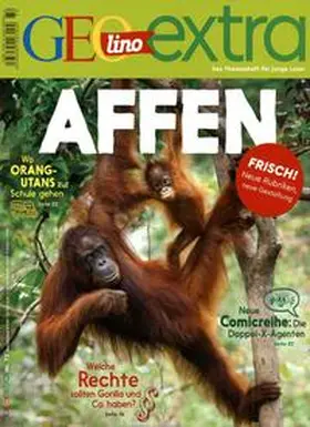Verg / Wetscher / Herausgegeben von Wetscher |  GEOlino extra 72/2018. Affen | Buch |  Sack Fachmedien