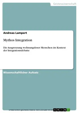 Lampert |  Mythos Integration | eBook | Sack Fachmedien