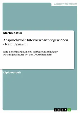 Kofler |  Gewinnen von Interviewpartnern für Dummies | eBook | Sack Fachmedien