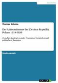Schulze |  Der Antisemitismus der Zweiten Republik Polens 1918-1939 | eBook | Sack Fachmedien