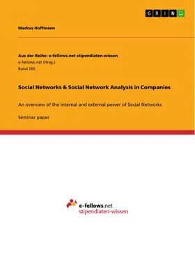 Hoffmann |  Social Networks & Social Network Analysis in Companies | eBook | Sack Fachmedien