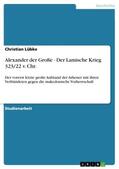 Lübke |  Alexander der Große - Der Lamische Krieg 323/22 v. Chr. | Buch |  Sack Fachmedien
