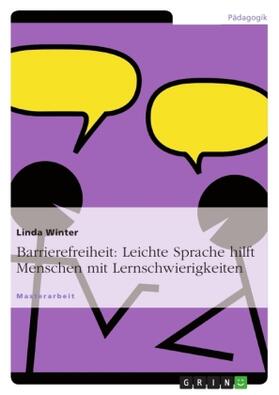 Winter |  Barrierefreiheit: Leichte Sprache hilft Menschen mit Lernschwierigkeiten | Buch |  Sack Fachmedien