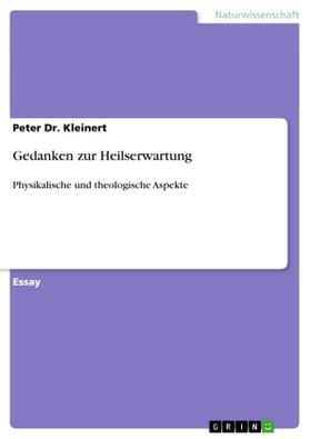 Kleinert |  Gedanken zur Heilserwartung | Buch |  Sack Fachmedien