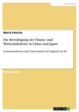 Patricio | Die Bewältigung der Finanz- und Wirtschaftskrise in China und Japan | Buch | 978-3-656-04794-0 | sack.de