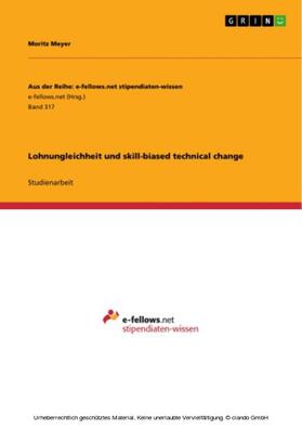 Meyer | Lohnungleichheit und skill-biased technical change | E-Book | sack.de