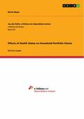 Meyer |  Effects of Health Status on Household Portfolio Choice | eBook | Sack Fachmedien