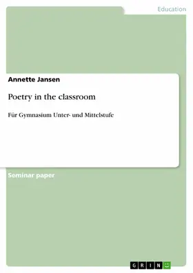 Jansen |  Poetry in the classroom | eBook | Sack Fachmedien