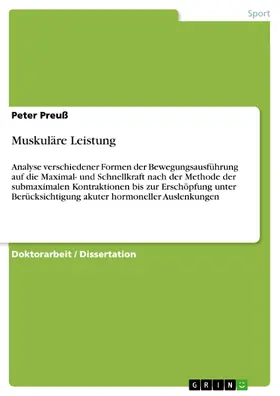 Preuß |  Muskuläre Leistung | eBook | Sack Fachmedien