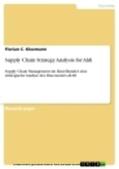 Kleemann |  Supply Chain Strategy Analysis for Aldi | eBook | Sack Fachmedien