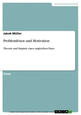 Müller |  Problemlösen und Motivation | eBook | Sack Fachmedien