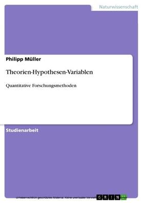 Müller | Theorien-Hypothesen-Variablen | E-Book | sack.de