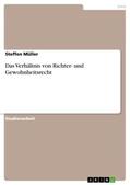 Müller |  Das Verhältnis von Richter- und Gewohnheitsrecht | Buch |  Sack Fachmedien