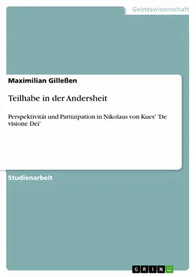 Gilleßen |  Teilhabe in der Andersheit | eBook | Sack Fachmedien