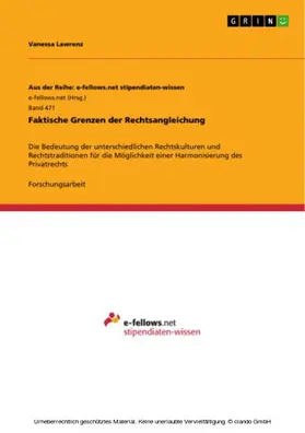 Lawrenz |  Faktische Grenzen der Rechtsangleichung | eBook | Sack Fachmedien