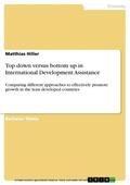 Hiller |  Top down versus bottom up in International Development Assistance | eBook | Sack Fachmedien