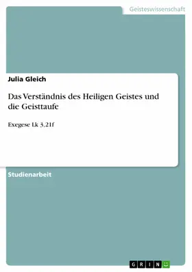 Gleich |  Das Verständnis des Heiligen Geistes und die Geisttaufe | eBook | Sack Fachmedien