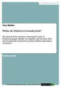 Müller |  Philia als Habitusverwandtschaft? | eBook | Sack Fachmedien