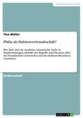 Müller |  Philia als Habitusverwandtschaft? | Buch |  Sack Fachmedien