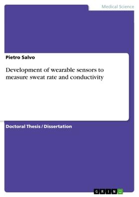 Salvo |  Development of wearable sensors to measure sweat rate and conductivity | Buch |  Sack Fachmedien