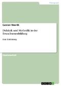 Weerth |  Didaktik und Methodik in der Erwachsenenbildung | Buch |  Sack Fachmedien