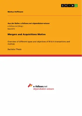 Hoffmann |  Mergers and Acquisitions Motive | eBook | Sack Fachmedien