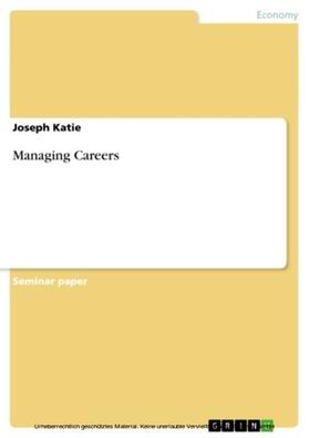 Katie | Managing Careers | E-Book | sack.de