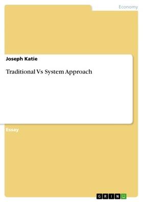 Katie | Traditional Vs System Approach | E-Book | sack.de