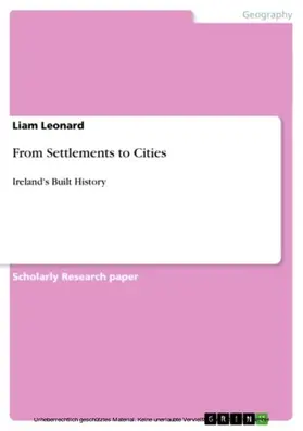 Leonard |  From Settlements to Cities | eBook | Sack Fachmedien