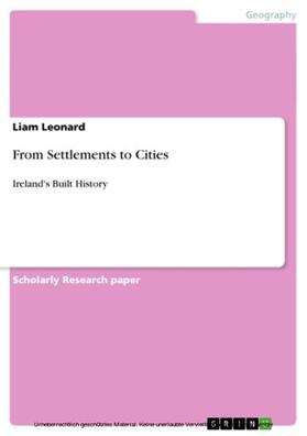 Leonard | From Settlements to Cities | E-Book | sack.de