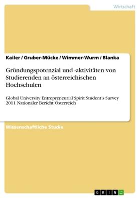 Gründungspotenzial und -aktivitäten von Studierenden an österreichischen Hochschulen | Buch | 978-3-656-42082-8 | www.sack.de