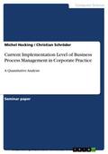 Hecking / Schröder |  Current Implementation Level of Business Process Management in Corporate Practice | eBook | Sack Fachmedien