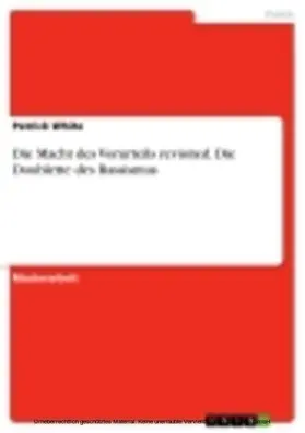 White |  Die Macht des Vorurteils revisited. Die Doublette des Rassismus | eBook | Sack Fachmedien