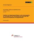 Brüggemeier |  Funktion von Regelungsaufträgen an die Satzungsgeber im Vorschlag für eine Verordnung des Rates über das Statut der Europäischen Privatgesellschaft | Buch |  Sack Fachmedien