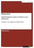 Hirsch |  Morphologische Analyse & Effizienz und Effektivität | eBook | Sack Fachmedien