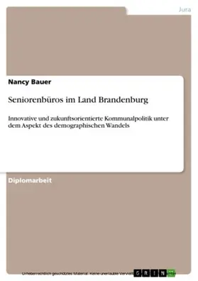 Bauer |  Seniorenbüros im Land Brandenburg | eBook | Sack Fachmedien