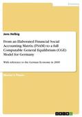 Helbig |  From an Elaborated Financial Social Accounting Matrix (FSAM) to a full Computable General Equilibrium (CGE) Model for Germany | Buch |  Sack Fachmedien