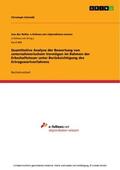 Schmidt |  Quantitative Analyse der Bewertung von unternehmerischem Vermögen im Rahmen der Erbschaftsteuer unter Berücksichtigung des Ertragswertverfahrens | eBook | Sack Fachmedien